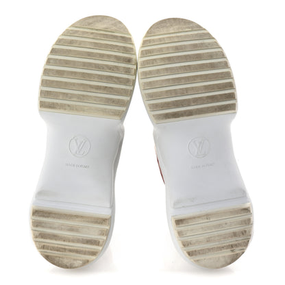 Louis Vuitton Calfskin Technical Nylon LV Archlight Sneakers 37 Terracotta 6 of 10