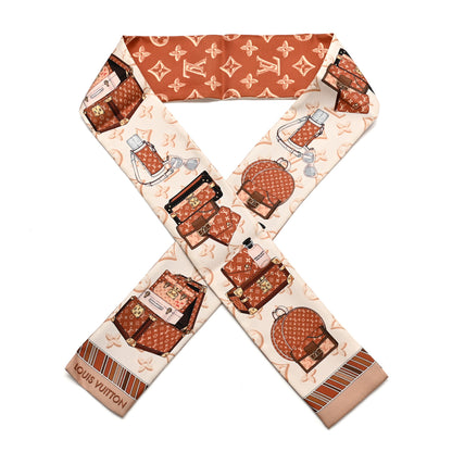 Louis Vuitton Silk Monogram Fall For You Bandeau Brown 1 of 3