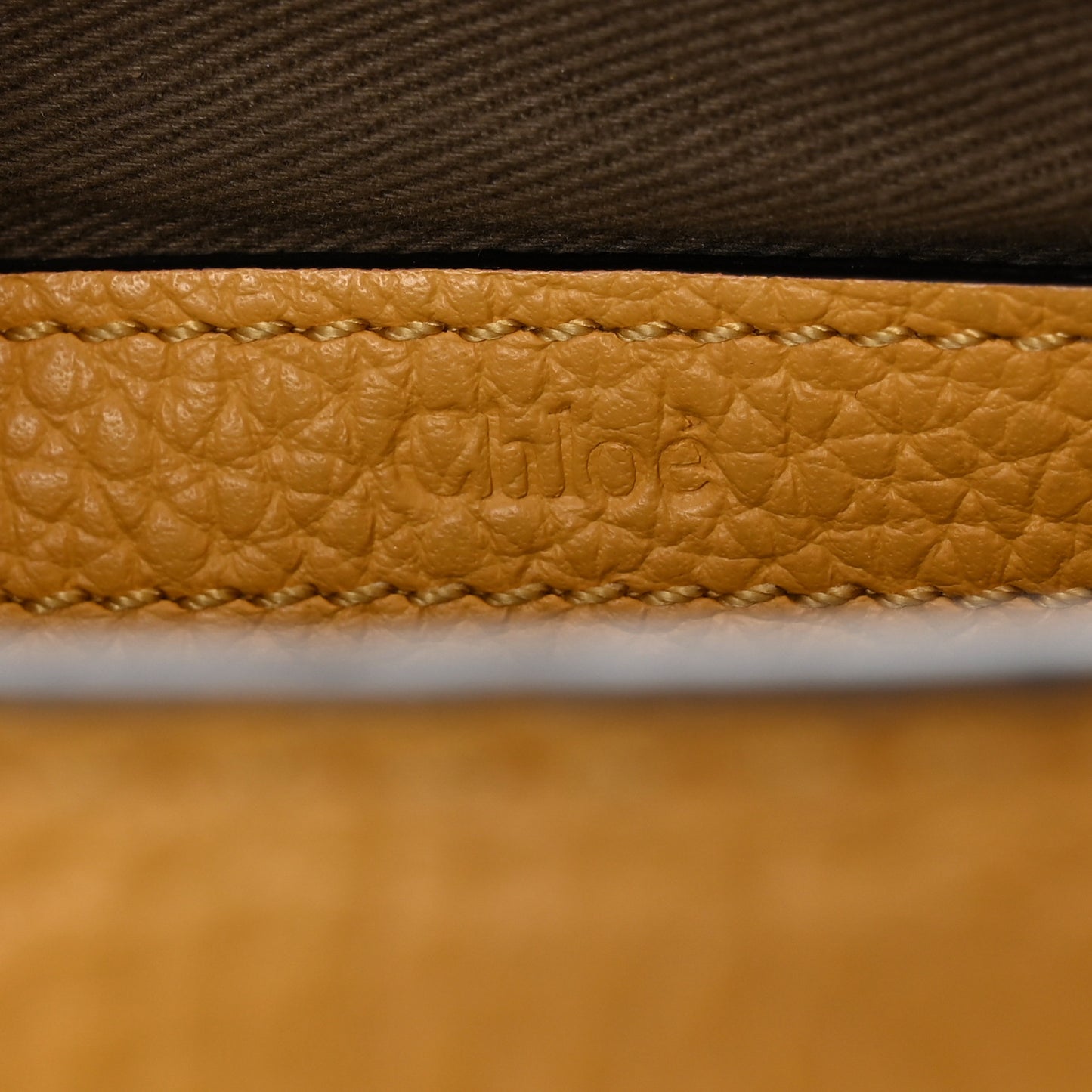 Calfskin Mini Marcie Round Crossbody Bag Honey Gold