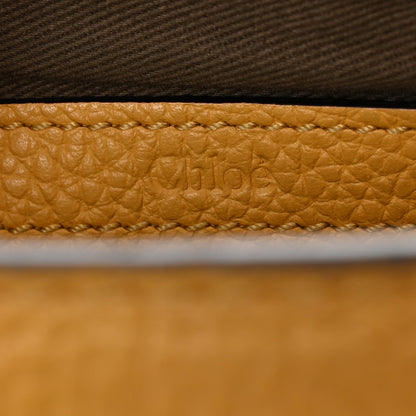 Chloe Calfskin Mini Marcie Round Crossbody Bag Honey Gold 8 of 12