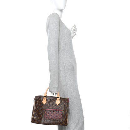 Louis Vuitton Monogram Perforated Speedy 30 Fuchsia 2 of 9