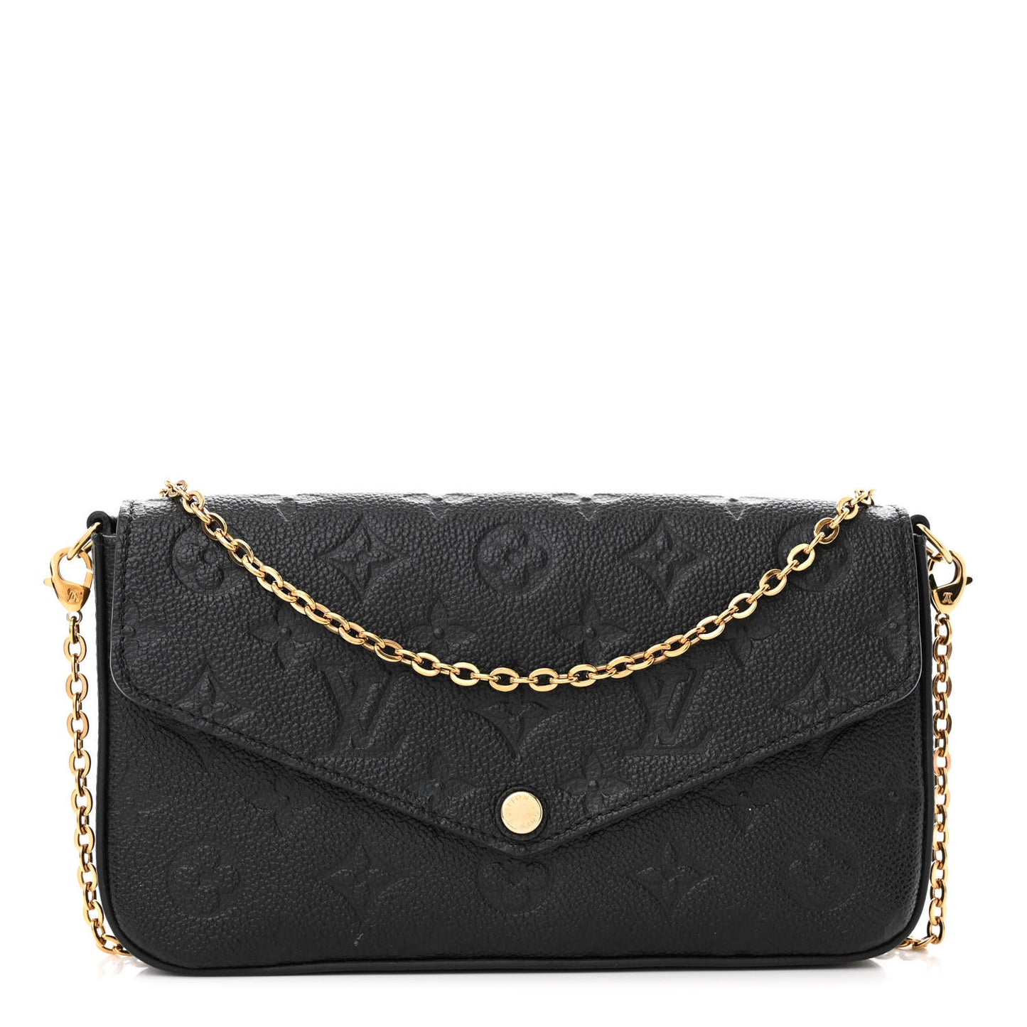 Empreinte Pochette Felicie Chain Wallet Black