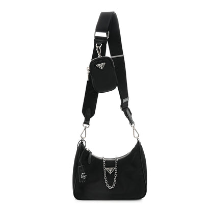 Prada Nylon Re-Edition 2005 Shoulder Bag Black 1 of 12