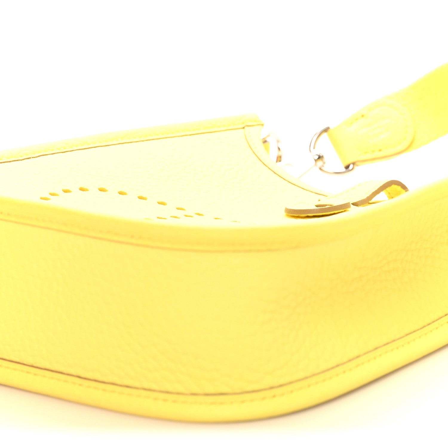 Hermes Taurillon Clemence Evelyne TPM Limoncello 10 of 11