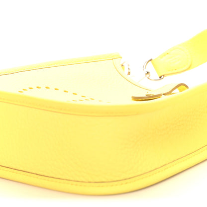 Hermes Taurillon Clemence Evelyne TPM Limoncello 10 of 11