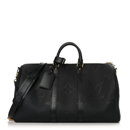 Louis Vuitton Empreinte Monogram Giant Keepall Bandouliere 45 Black 1 of 11