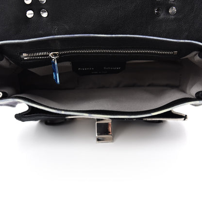 Proenza Schouler Canvas Tie Dye Tiny PS1 Satchel Black Lime 5 of 10