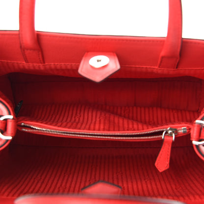 Fendi Vitello Elite Petite 2Jours Tote Papavero 5 of 8
