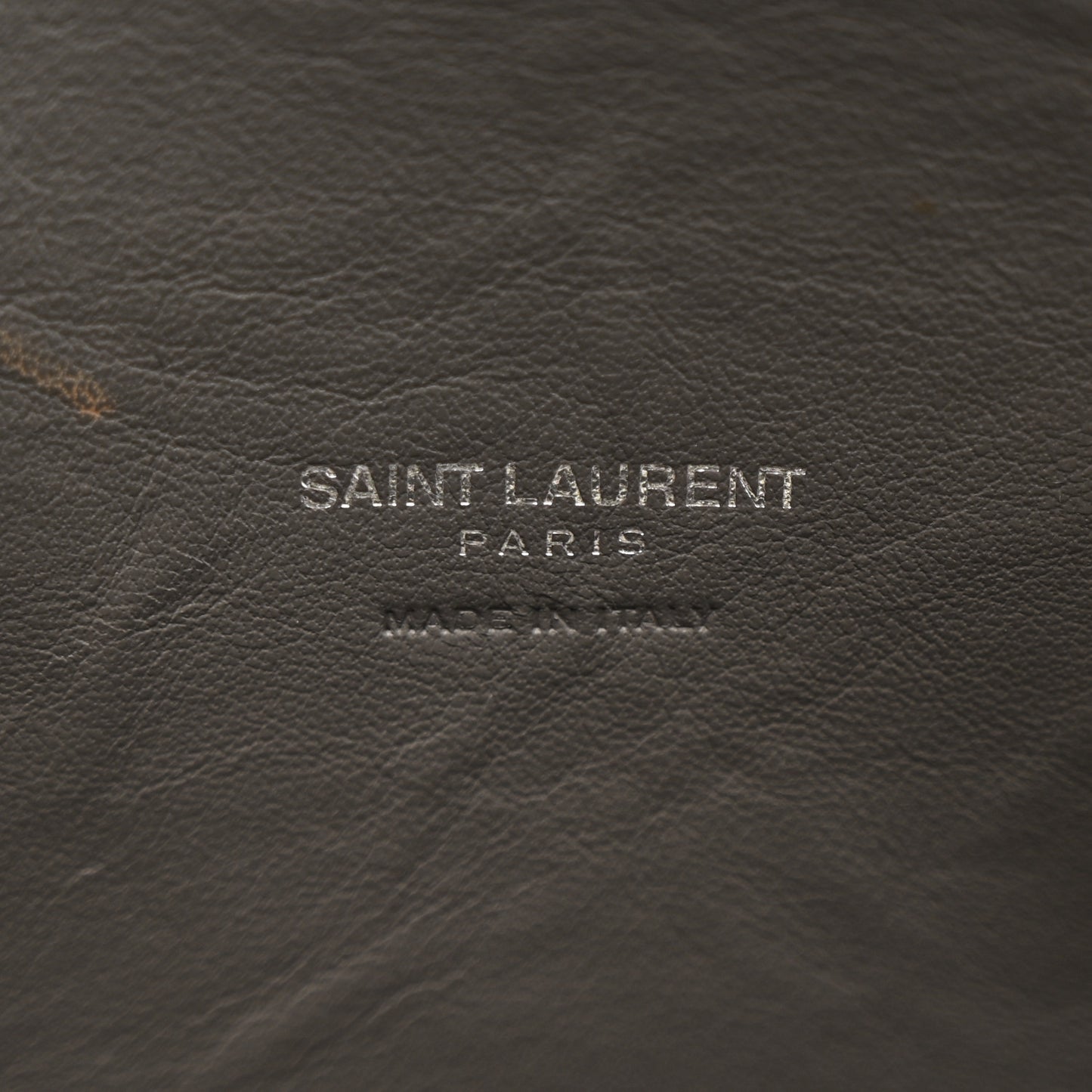 Grained Calfskin Small Sac De Jour Fog