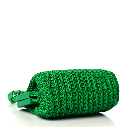 Bottega Veneta Calfskin Crochet Small The Point Triangle Bag Parakeet 4 of 9
