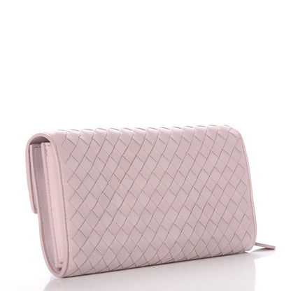 Bottega Veneta Nappa Intrecciato Flap Wallet Petal 3 of 8