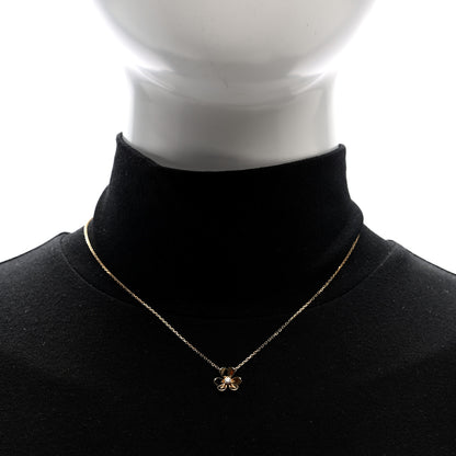 Van Cleef & Arpels 18K Yellow Gold Diamond Mini Frivole Pendant Necklace 2 of 5