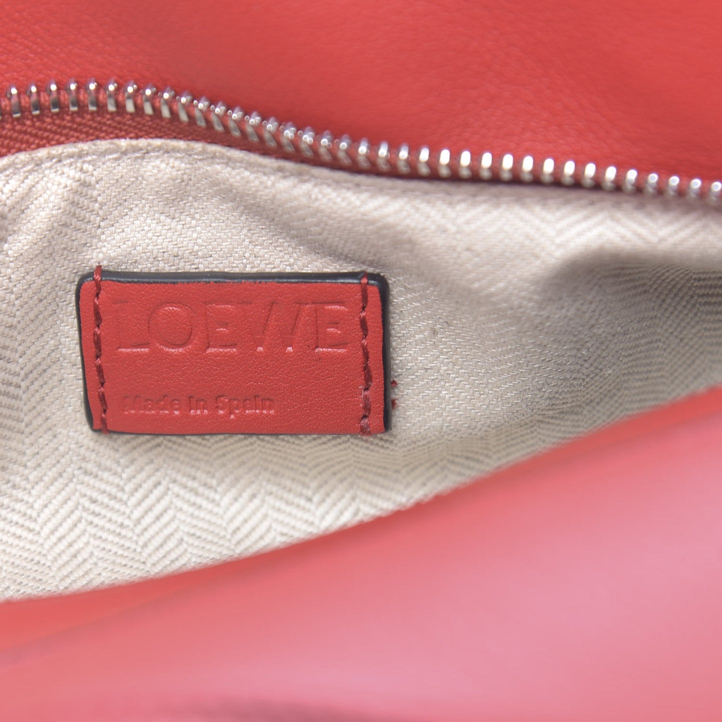 Calfskin Small Puzzle Bag Scarlet