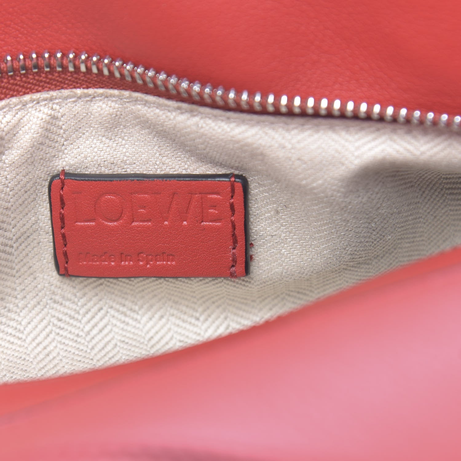 Loewe Calfskin Small Puzzle Bag Scarlet 6 of 9