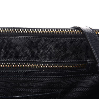 Prada Saffiano Medium Galleria Double Zip Tote Black 14 of 19