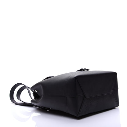 Louis Vuitton Calfskin Lockme Backpack Black 3 of 12