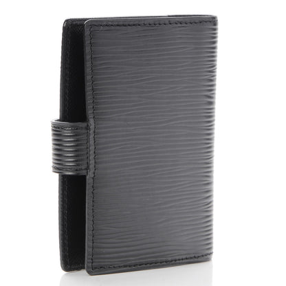 Louis Vuitton Epi Mini Agenda Cover Black 3 of 7