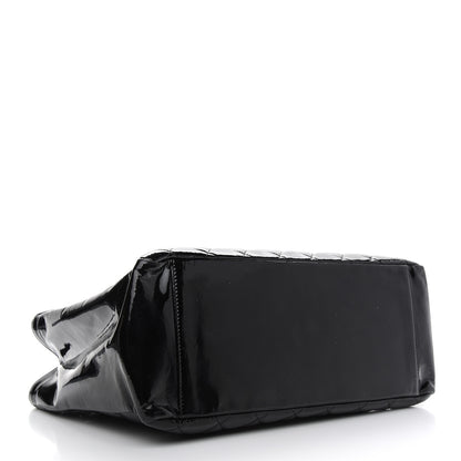 Chanel Patent Grand Shopping Tote GST Black 4 of 10