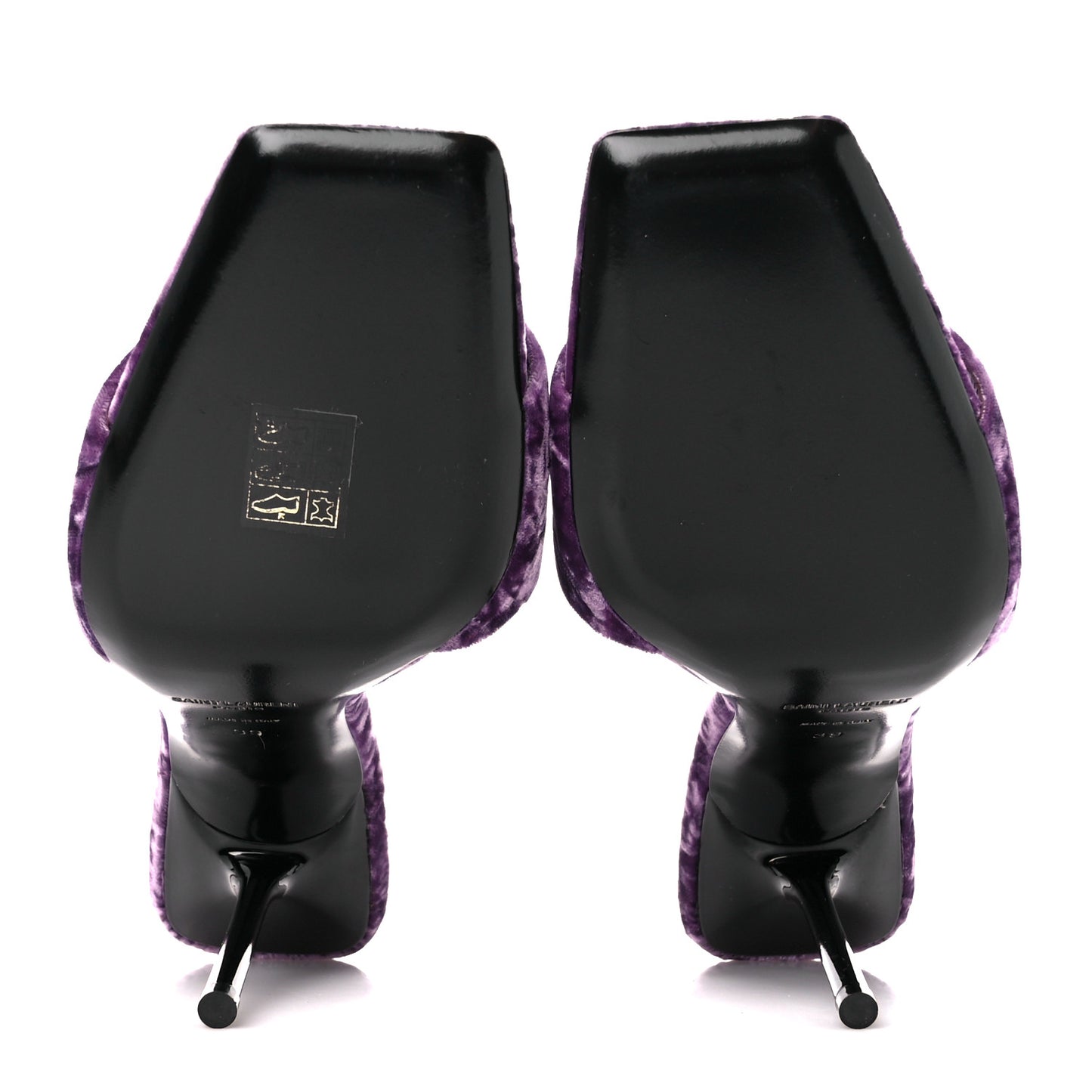 Velvet Baliqua 105 Mule Sandals 39 Malva