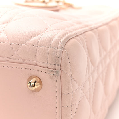 Christian Dior Lambskin Cannage Large Lady Dior Light Pink 10 of 11