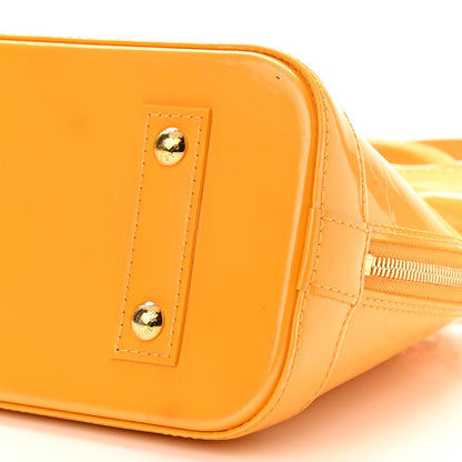 Louis Vuitton Vernis Alma BB Jaune Passion 9 of 12