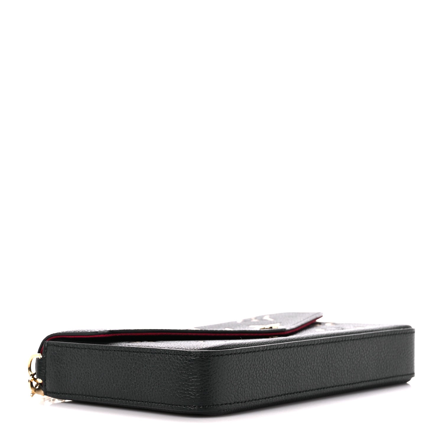 Louis Vuitton Empreinte Monogram Giant Felicie Pochette Black Beige 4 of 13