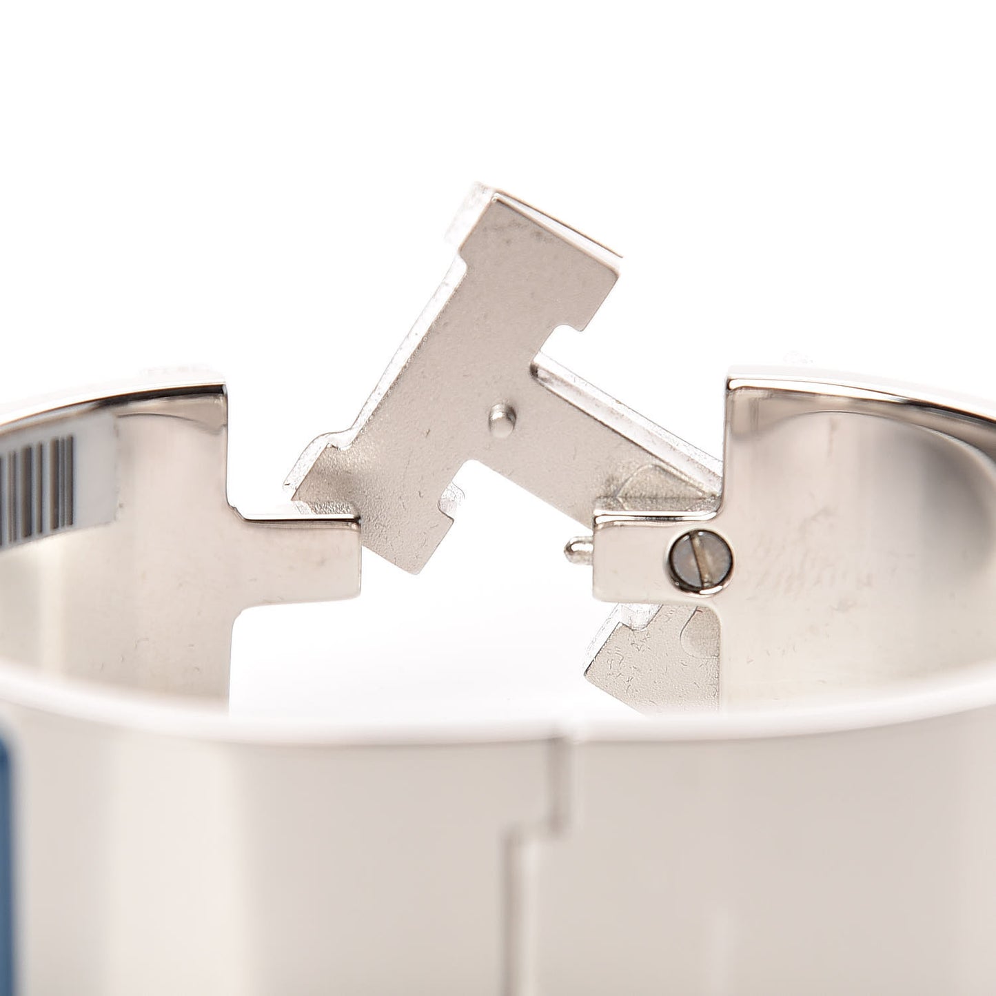 Enamel Wide Clic Clac H Bracelet PM Bleu De Genes