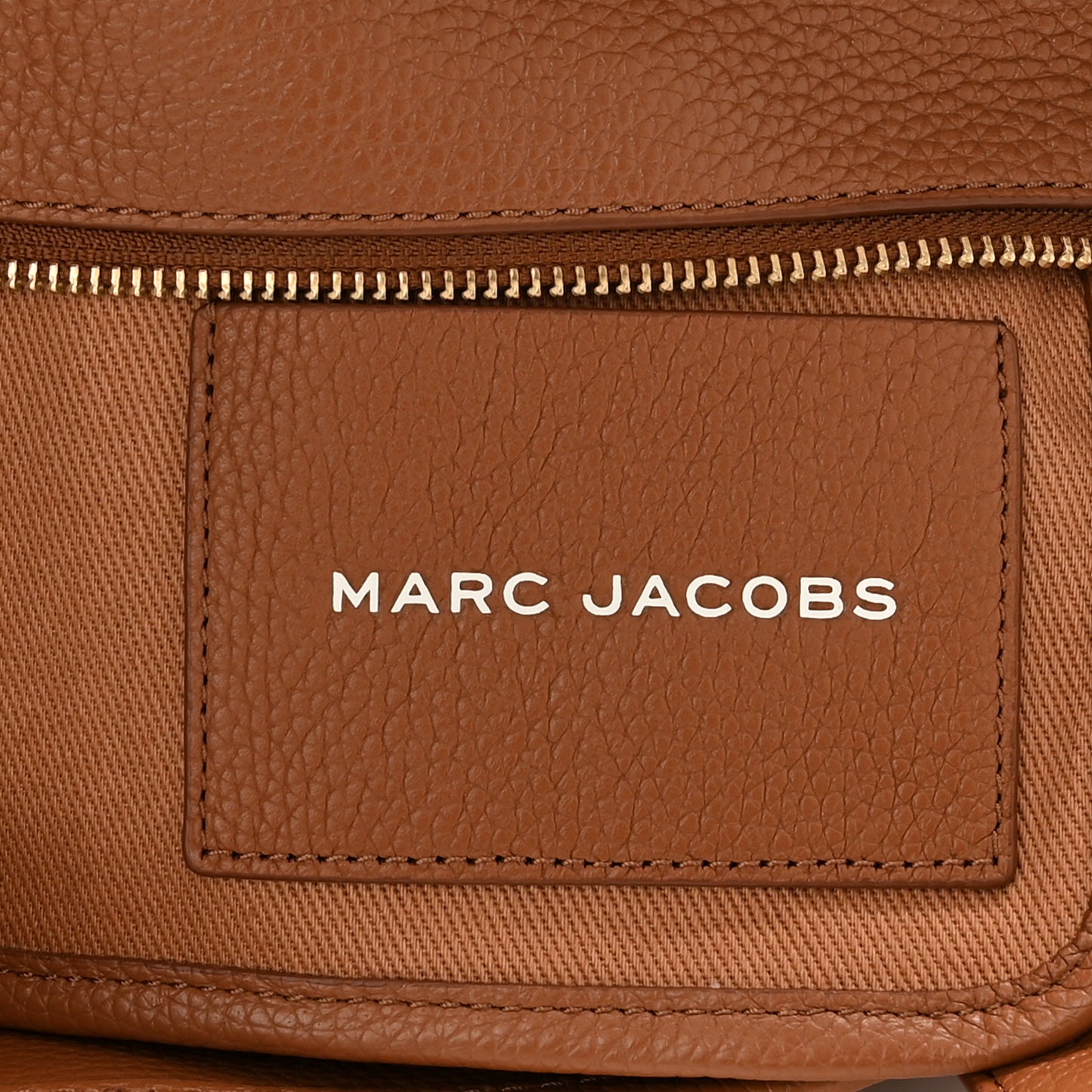 Grained Calfskin Small The Tote Bag Argan Oil
