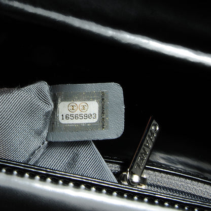 Chanel Glazed Calfskin Large Boy Flap Black 9 of 9