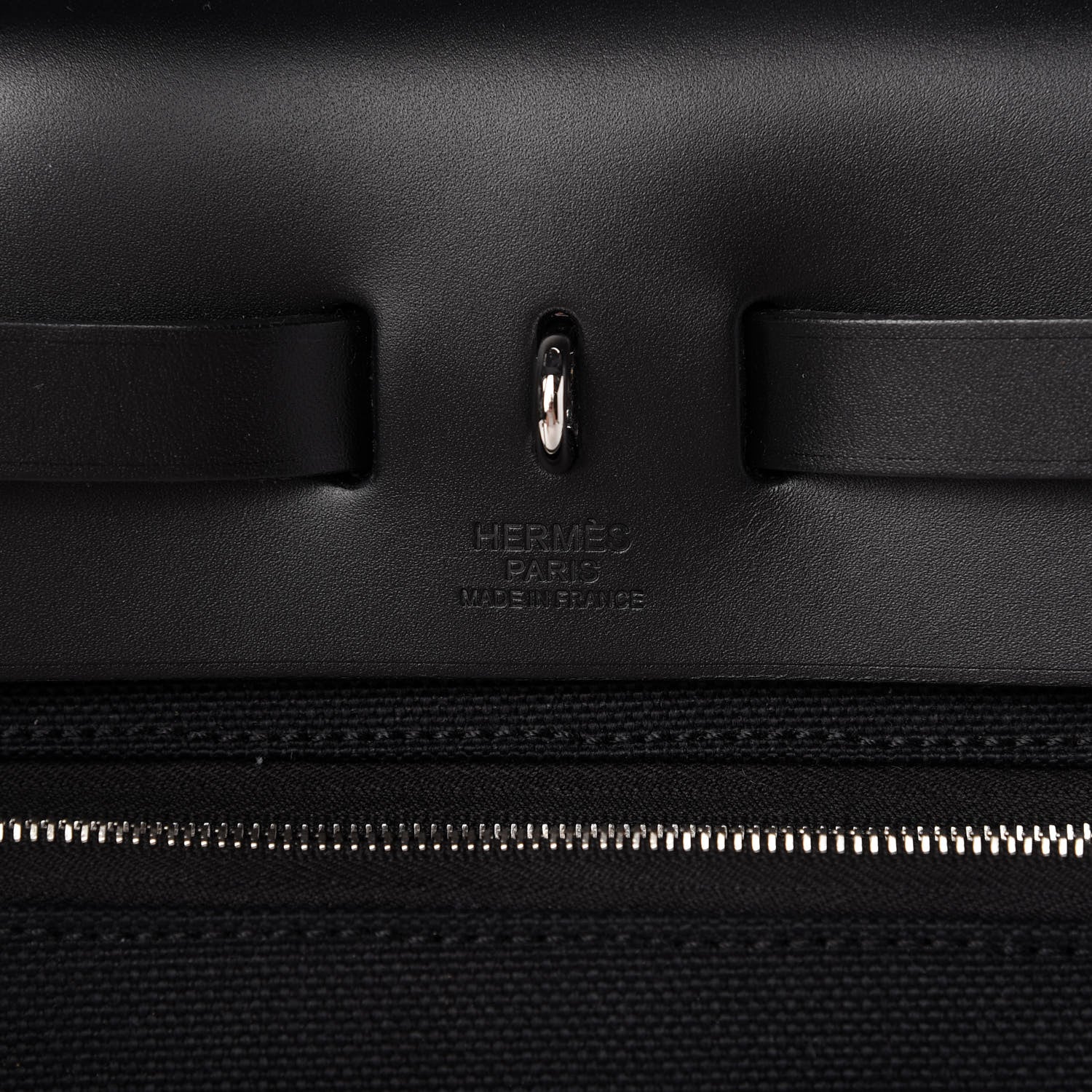 Hermes Toile Vache Hunter Herbag Zip PM 31 Black 8 of 10