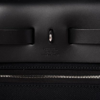 Hermes Toile Vache Hunter Herbag Zip PM 31 Black 8 of 10