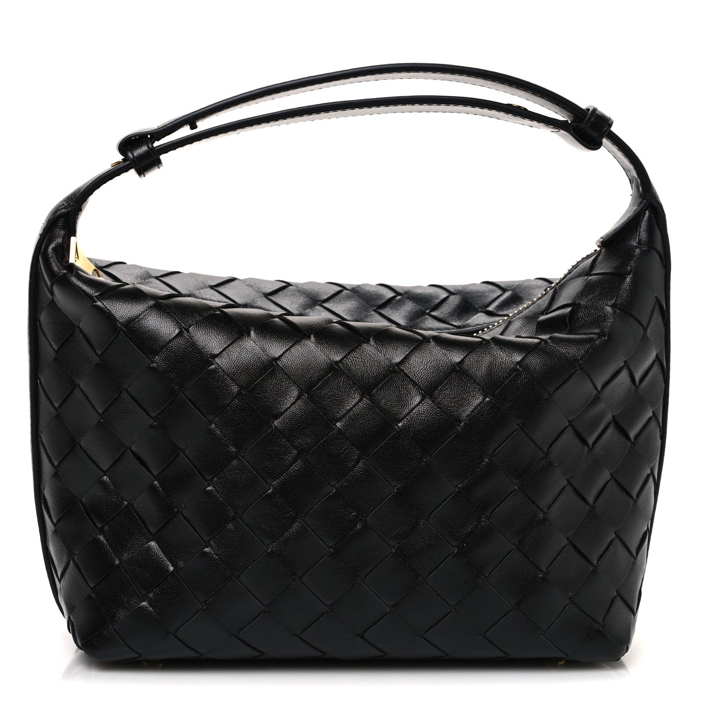 Calfskin Nappa Intrecciato Mini Wallace Black