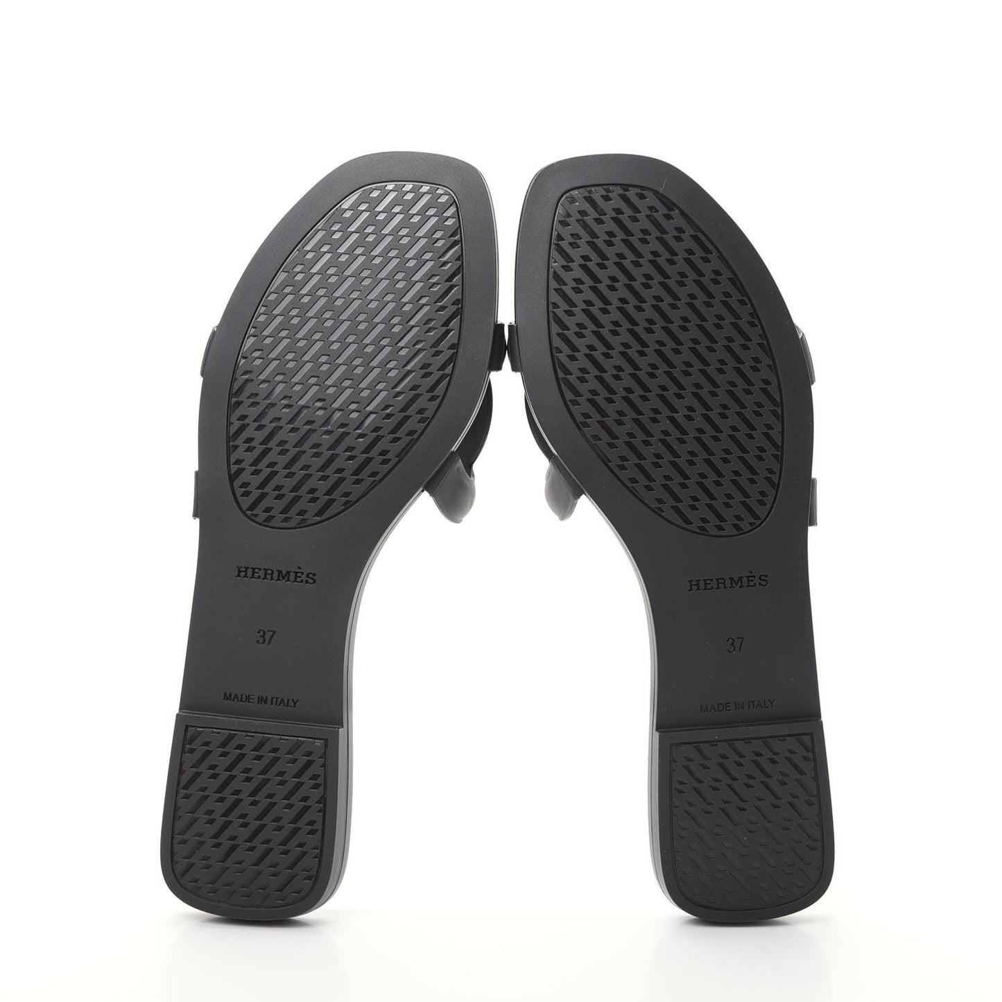 Rubber Aloha Sandals 37 Black