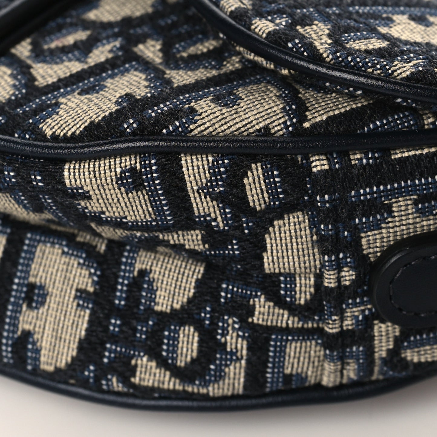 Oblique Mini Saddle Bag Blue