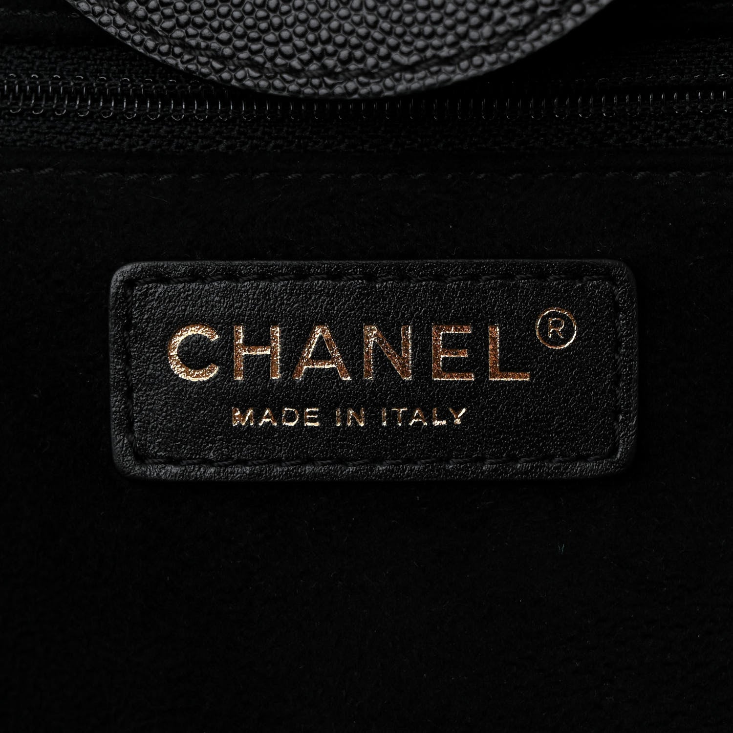 Chanel Caviar Medium Studded Deauville Tote Black 6 of 10