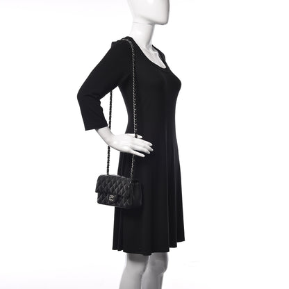 Chanel Caviar Quilted Mini Rectangular Flap Black 2 of 10
