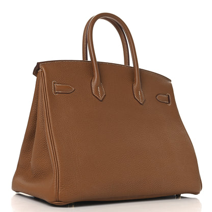 Hermes Togo Birkin 35 Gold 2 of 13