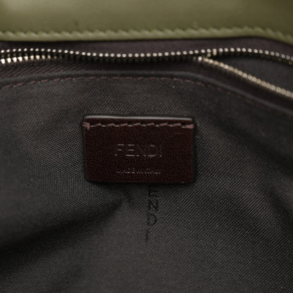 Fendi Cuoio Romano Selleria Medium Flat Baguette Oliva 6 of 12