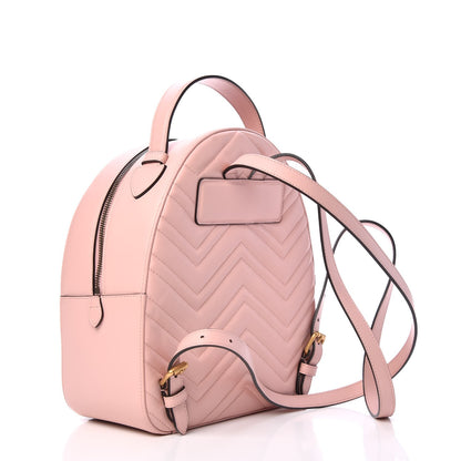 Gucci Calfskin Matelasse GG Marmont Dome Backpack Perfect Pink 3 of 8