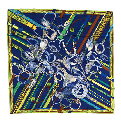 Hermes Silk Concours D'Etriers Scarf 90 1 of 5