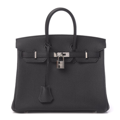 Hermes Togo Birkin 25 Black 1 of 11