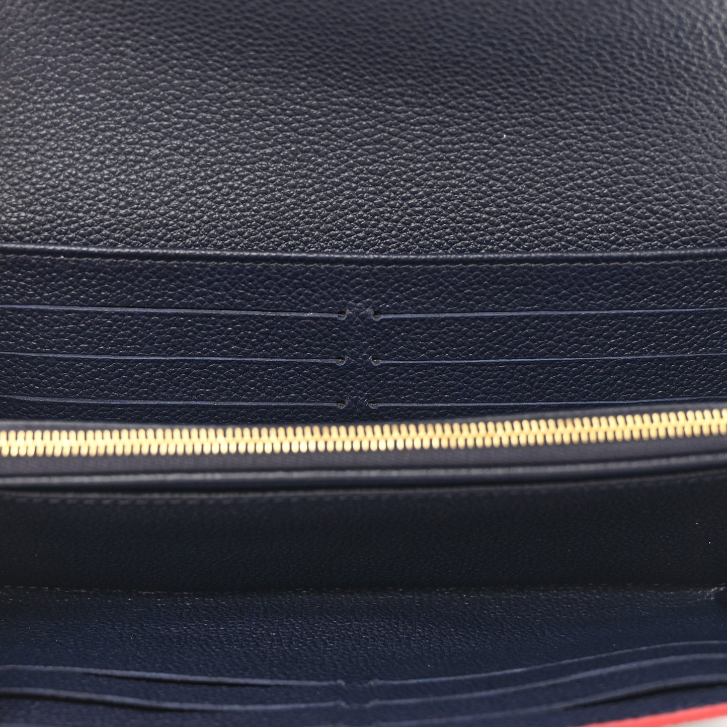 Empreinte Sarah Wallet NM Marine Rouge