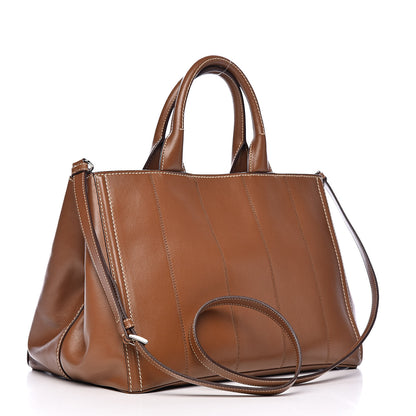 Prada Soft Calfskin Tote Cannella 3 of 13