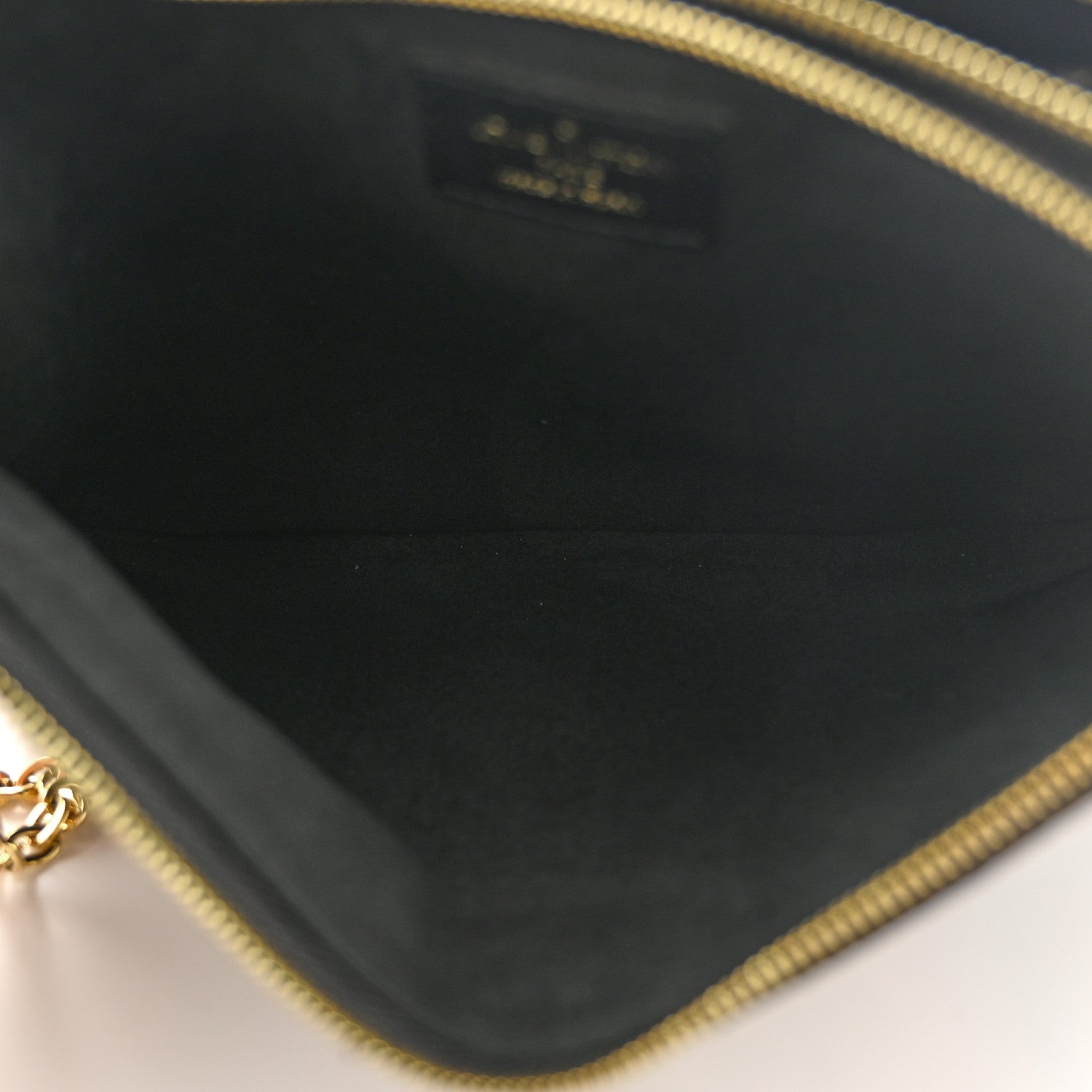 Louis Vuitton Monogram Giant Jungle Pochette Double Zip Black 5 of 11