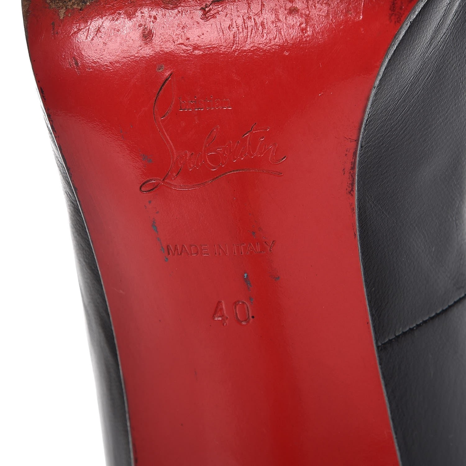 Christian Louboutin Kid New Decoltissimo 100 Pumps 40 Black 11 of 15
