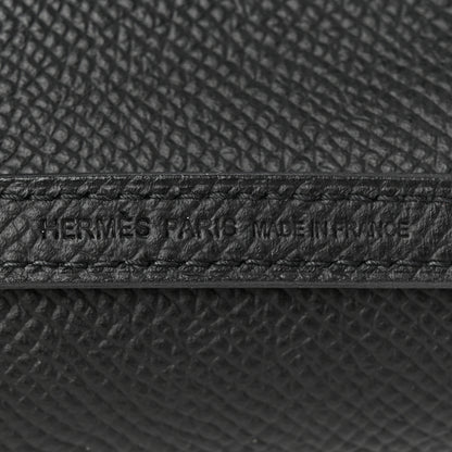 Hermes Epsom Kelly Wallet To Go Black 7 of 12