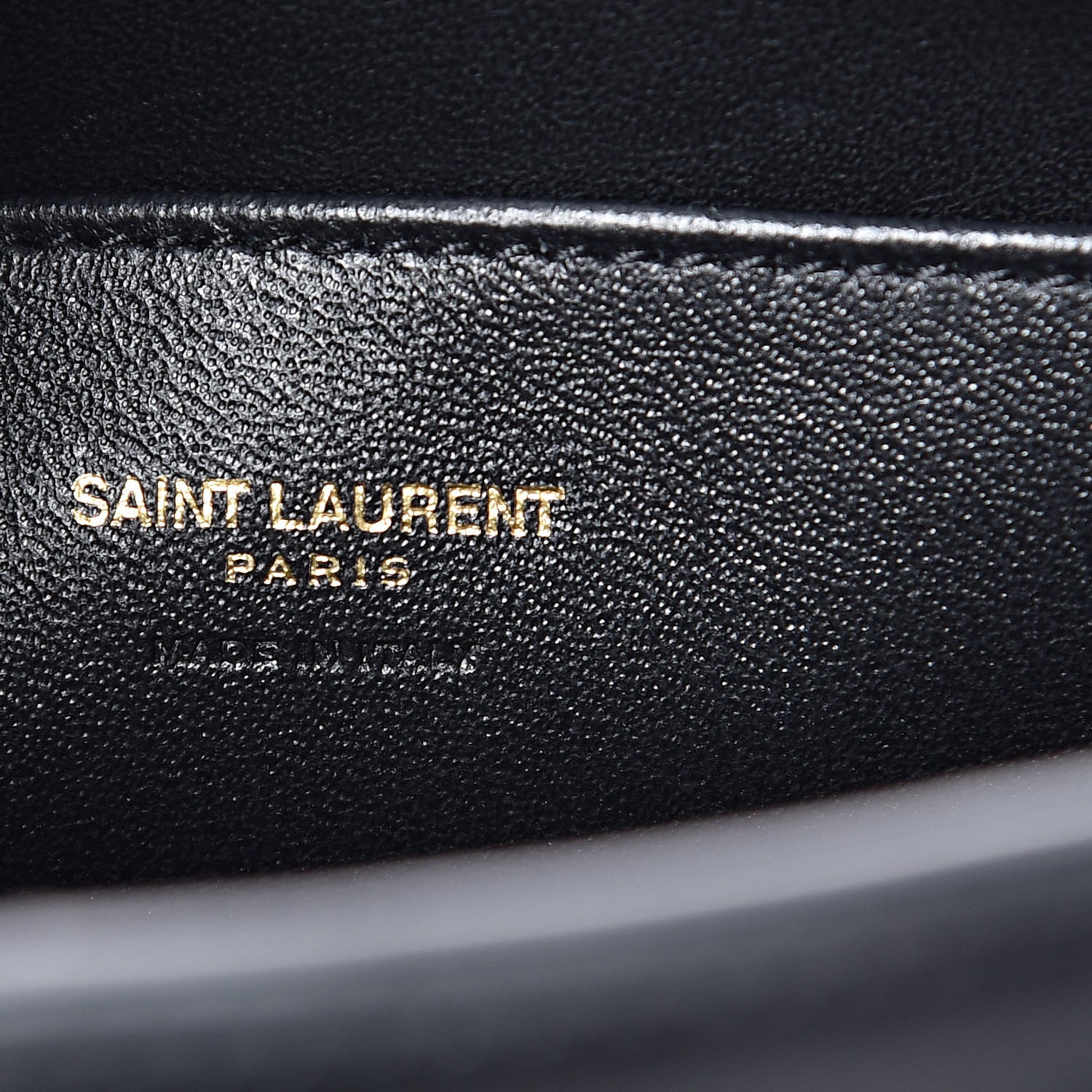 Saint Laurent Calfskin Monogram Baby Cabas Black 6 of 8