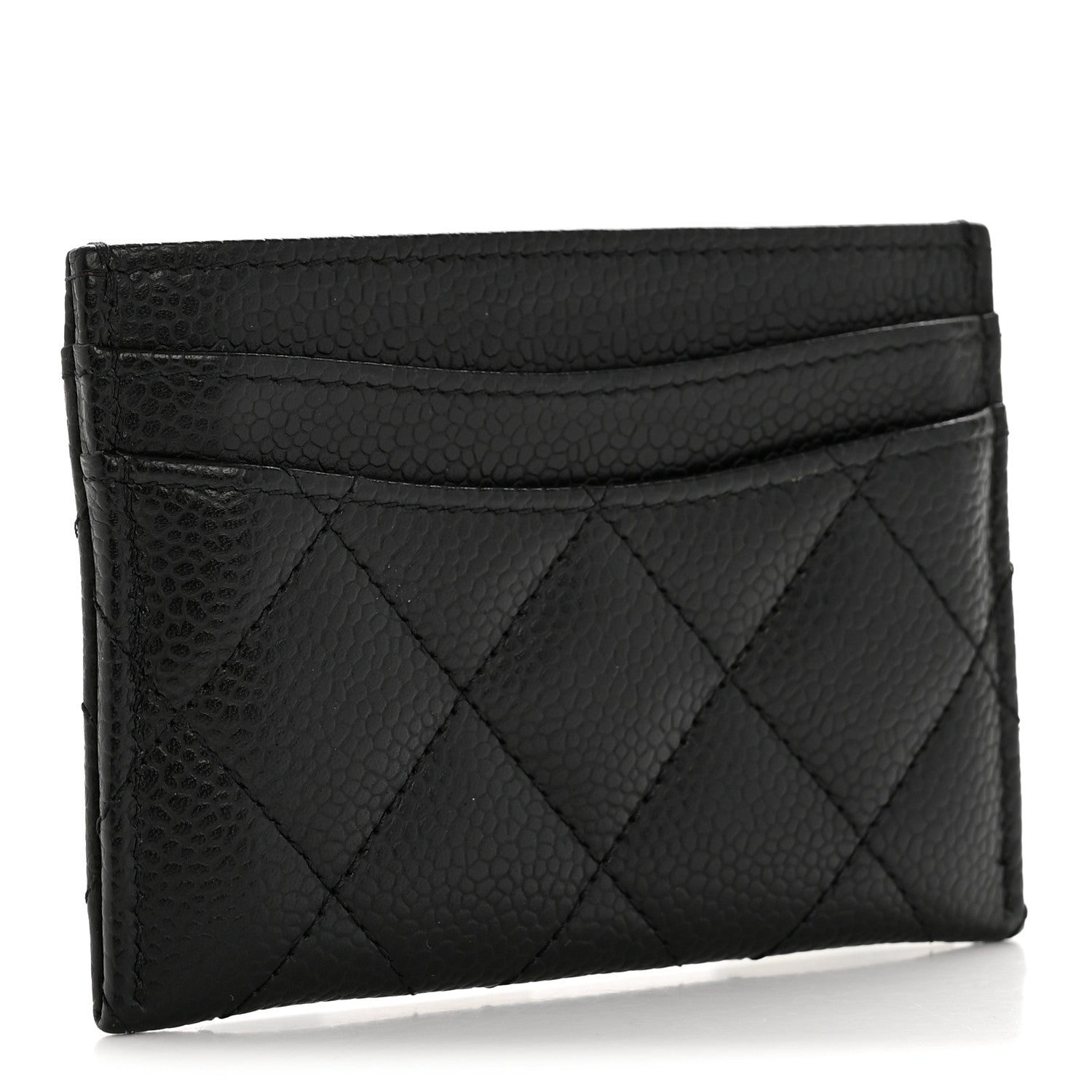 Chanel Caviar Quilted Card Holder Black 3 of 10