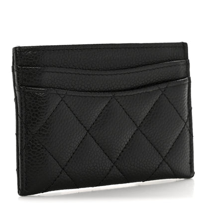 Chanel Caviar Quilted Card Holder Black 3 of 10