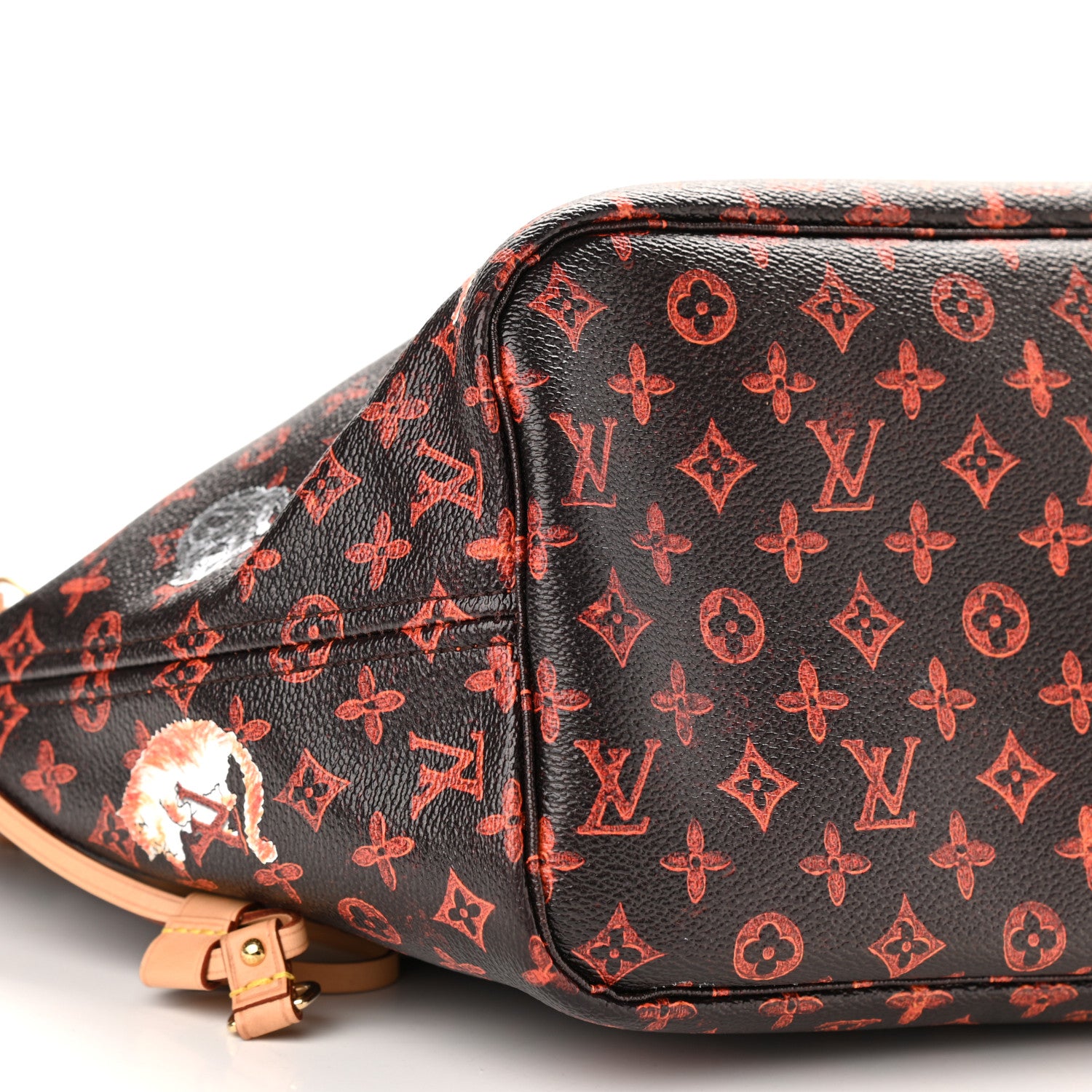Louis Vuitton Catogram Neverfull MM Marron 8 of 12